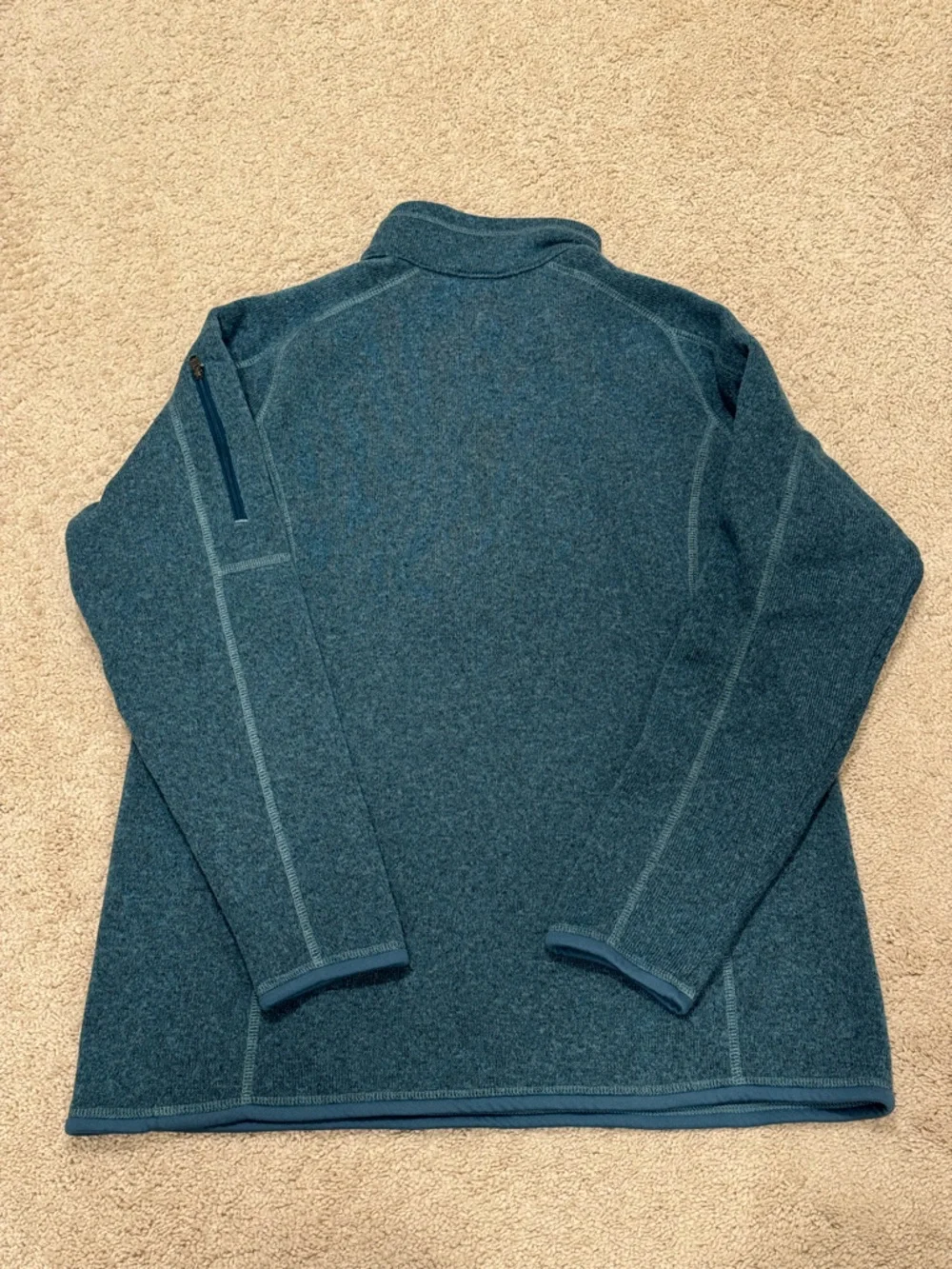 Patagonia Better Sweater Women's 1/4 Zip Fleece Pullover — Abalone Blue (Teal) - Picture 2 of 7